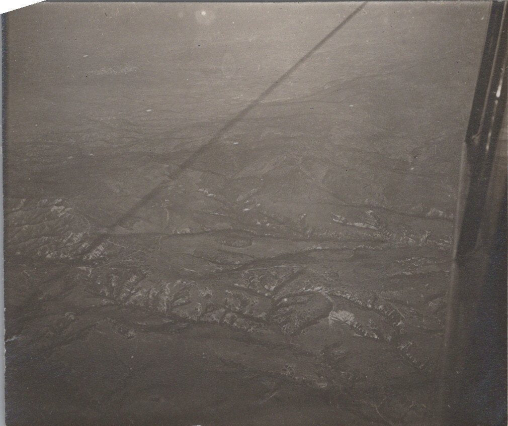 13 photos vues aériennes de Salonique et bateaux dans la rade 1914-1918 format environ 8x7 cm