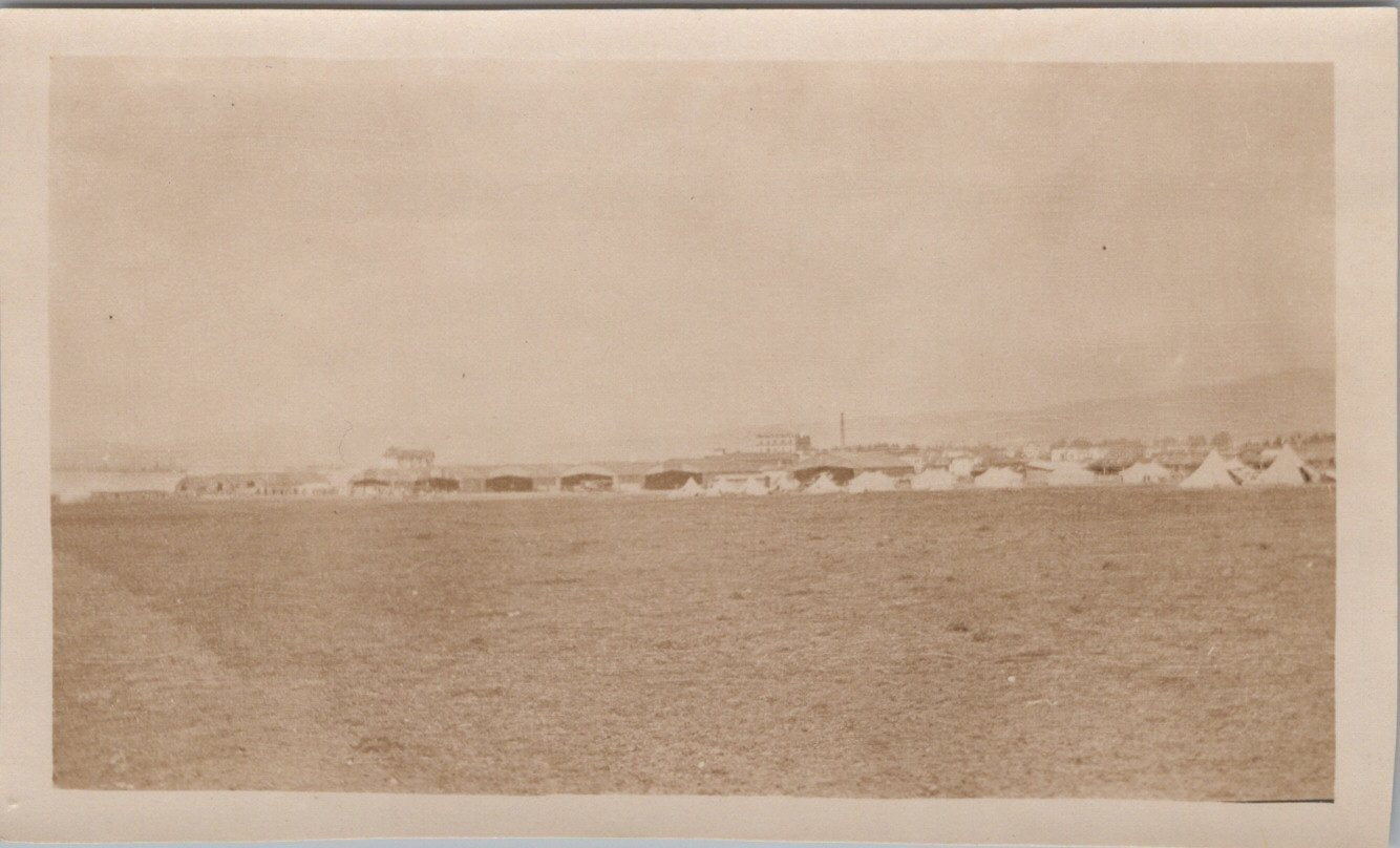 9 photos vues du camp d'aviation Français Salonique 1914-1918