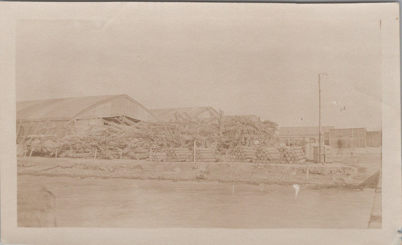 9 photos vues du camp d'aviation Français Salonique 1914-1918