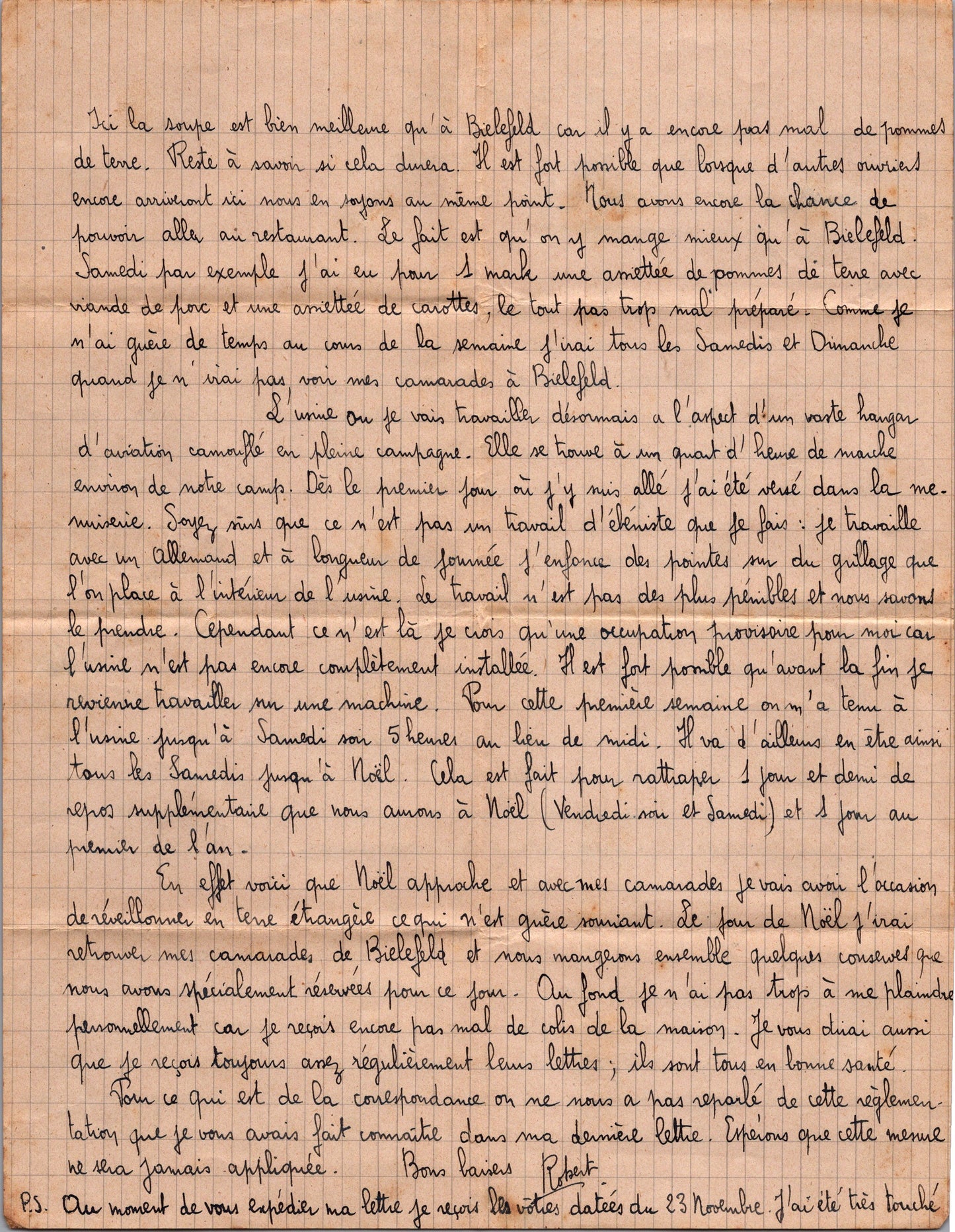 ensemble de courriers et documents pour un requis du STO de Toulouse 1939-45
