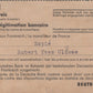 ensemble de courriers et documents pour un requis du STO de Toulouse 1939-45
