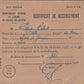 ensemble de courriers et documents pour un requis du STO de Toulouse 1939-45