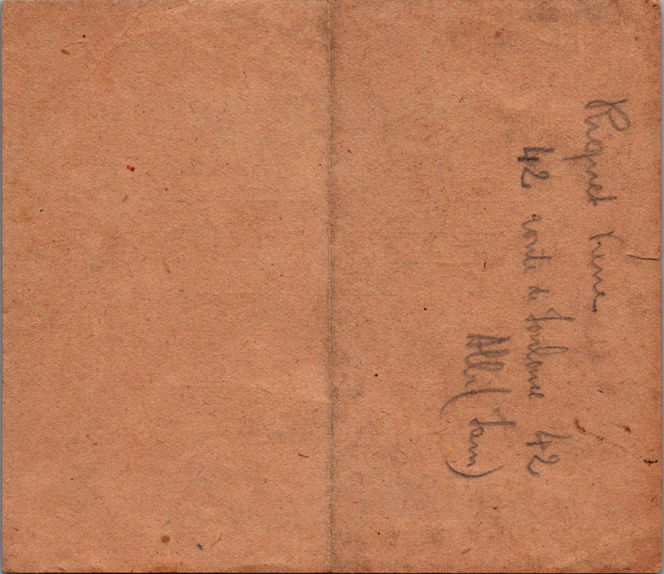 ensemble de courriers et documents pour un requis du STO de Toulouse 1939-45