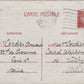 4 cartes de correspondance Pétain pour une femme du central téléphonique de Vichy 1942