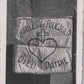 2 photos du fanion du chantier de jeunesse Charles de Foucauld 8,5 x 6 cm