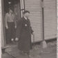 photo chantiers de jeunesse chef de Pontbriand avec général de la Porte du Theil 10x6,5 cm