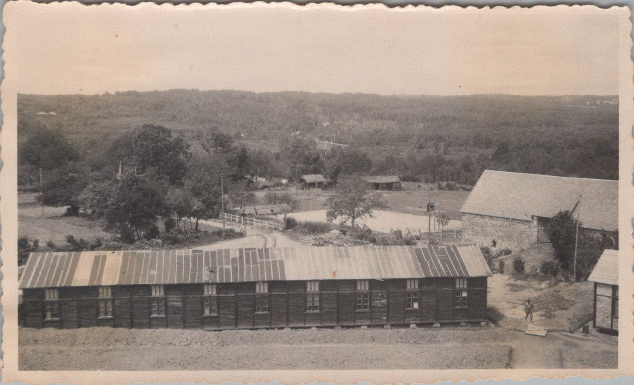 photo chantiers de jeunesse camp de Lapleau 11 x 6,5 cm