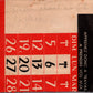 dessin d'un jeune des chantiers de jeunesse sur son bureau dessiné sur calendrier 1943