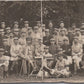 photo d'un cours de mitrailleuses français avec matériel français et allemand 13 x 5 cm
