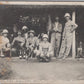 photo de marsouins armés de fusils de chasse dans un poste vers 1900 12x9 cm
