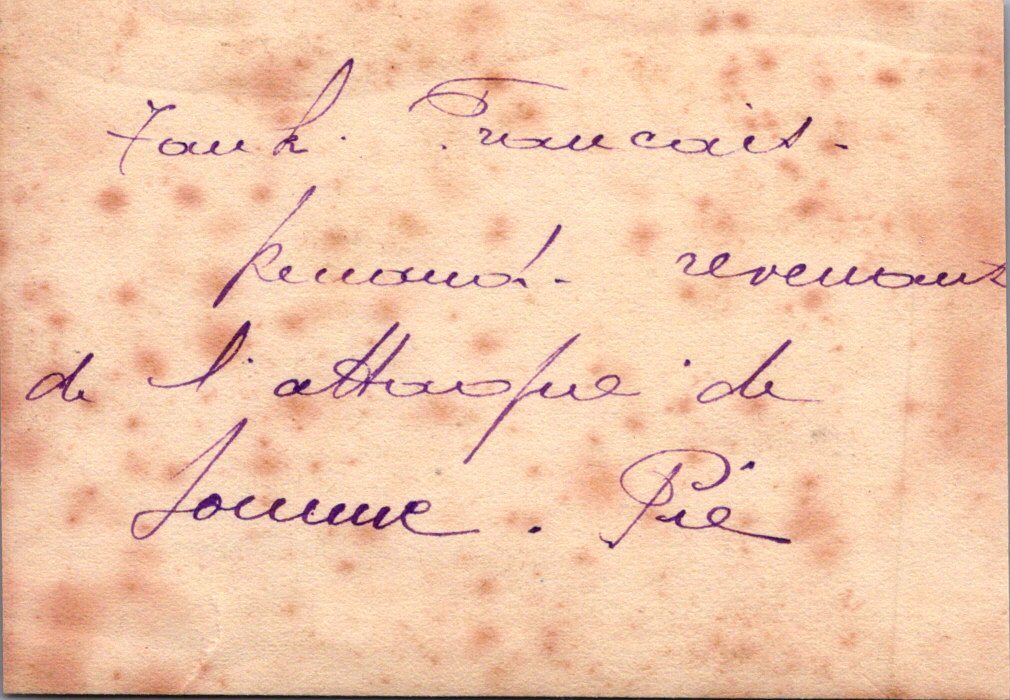 photo char FT17 à Somme Py 1918 8,5 x 6 cm