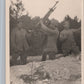 grande photo mitrailleuse de Saint Etienne tir contre avions Montagne de Reims 1914-18 18x13 cm