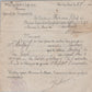 document pour prévenir la famille de la blessure à Lesseux (Vosges) d'un soldat du 81°RI de Montpellier septembre 1914