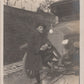 carte photo d'un conducteur devant son camion 8 au beret Commercy 1915
