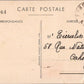 carte postale championnat d'athlétisme armée de l'air Lyon 1942, timbre avec insigne de l'escadrille Lafayette