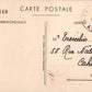 carte postale championnat d'athlétisme armée de l'air Lyon 1942, timbre avec insigne de l'escadrille GC1/1
