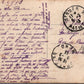 carte photo colorisée d'un dragon 1913