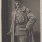 carte photo officier des chemins de fer Metz tampon 1918