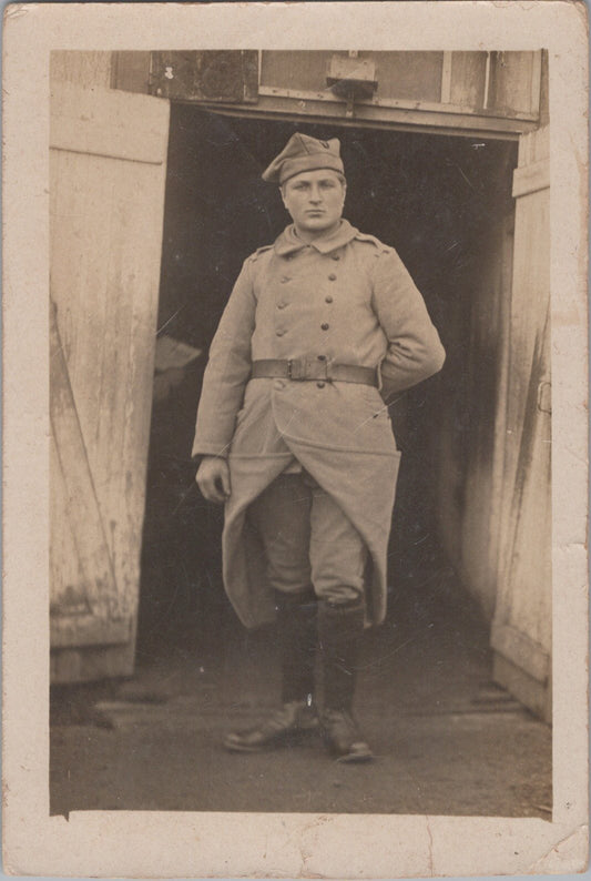 carte photo d'un soldat polonais 1918