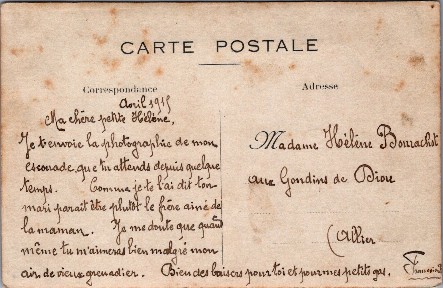 carte photo escouade de poilus du 238°RI 1915