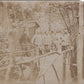 6 photos d'un état major en campagne avec généraux 11x8 cm