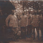 6 photos d'un état major en campagne avec généraux 11x8 cm