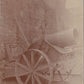 2 photos mortiers Boches pris à Vailly Chemin des Dames 8x5,5 cm