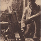 2 photos minenwerfer pris à Vailly Chemin des Dames 8x5,5 cm