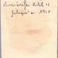 2 photos minenwerfer pris à Vailly Chemin des Dames 8x5,5 cm
