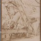 3 photos canon Français de 280 sur voie ferrée 11x6 cm