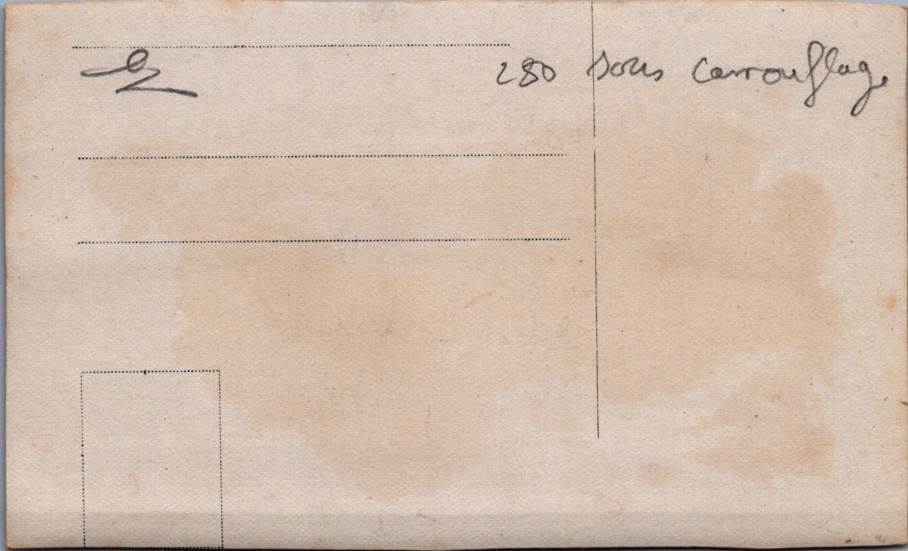 3 photos canon Français de 280 sur voie ferrée 11x6 cm