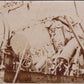 3 photos canon Français de 280 sur voie ferrée 11x6 cm