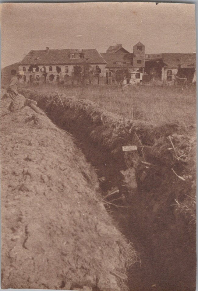 3 photos Vailly Chemin des Dames 8x5,5 cm