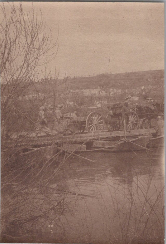 2 photos passage de l'Aisne Chemin des Dames 8x5,5 cm