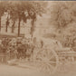 photo canon de 105 Boche à Doullens 8,5 x 6 cm
