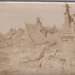 photo d'un village détruit Chemin des Dames 1917 10x6,5 cm