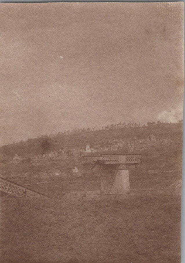photo pont de Chavonnes Chemin des Dames 7,5x5,5 cm