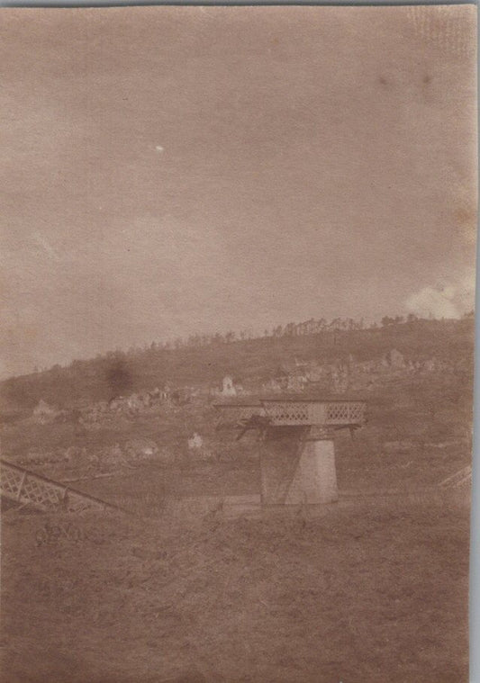 photo pont de Chavonnes Chemin des Dames 7,5x5,5 cm