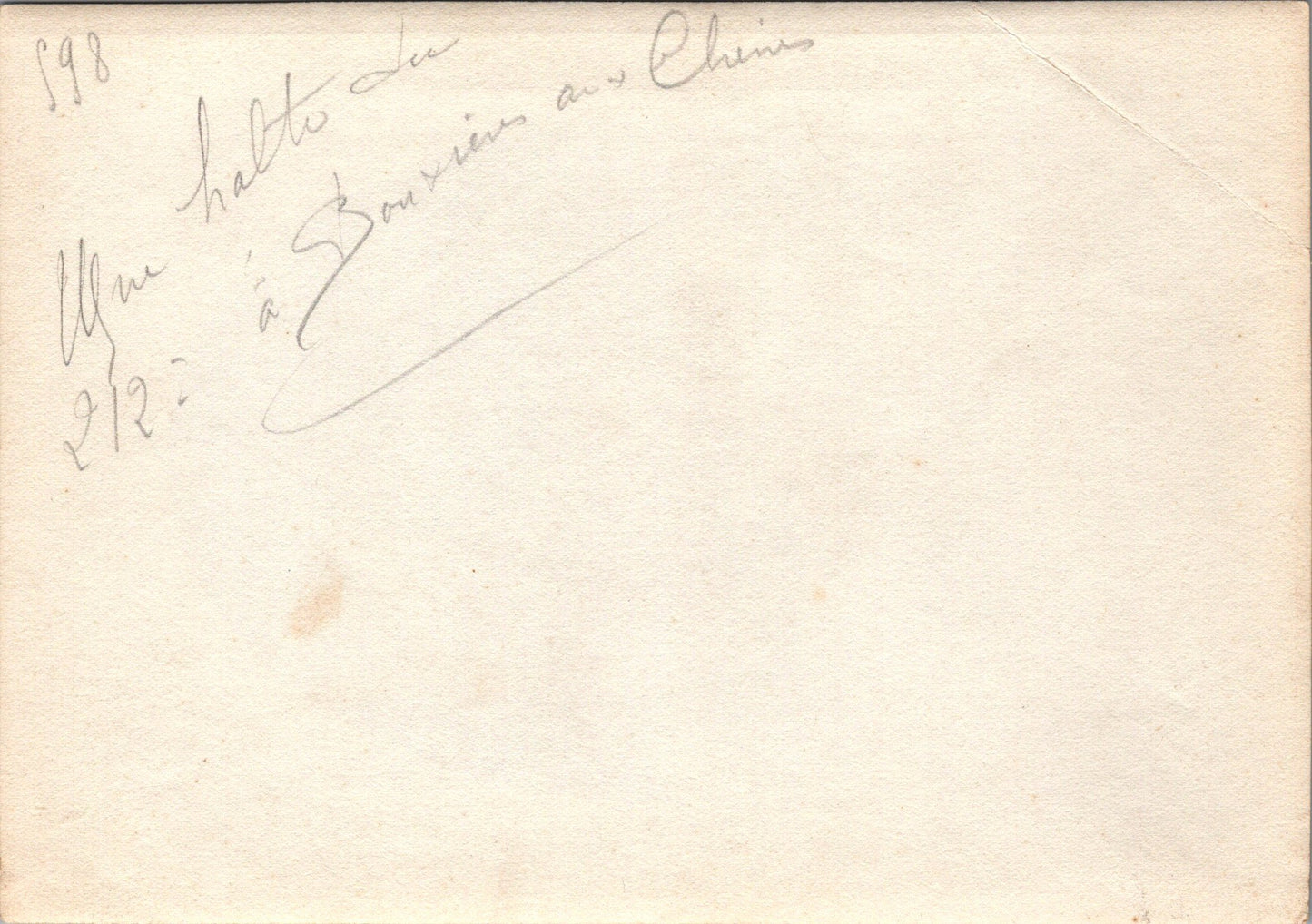 grande photo halte du 212°RI Bouxières aux Chênes Meurthe et Moselle 1914-18 17x12 cm