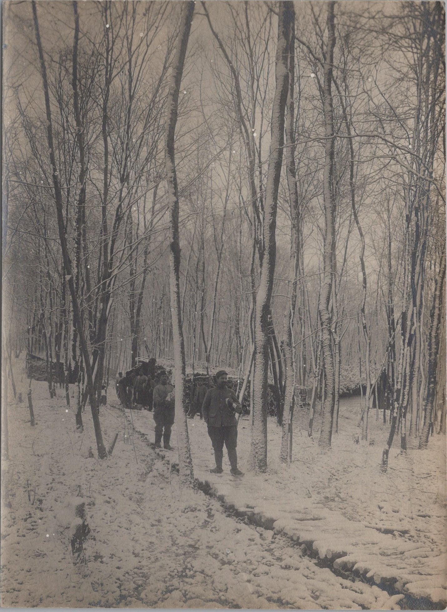 grande photo bois Sainte Marie Lorraine 1914-18 17x12 cm