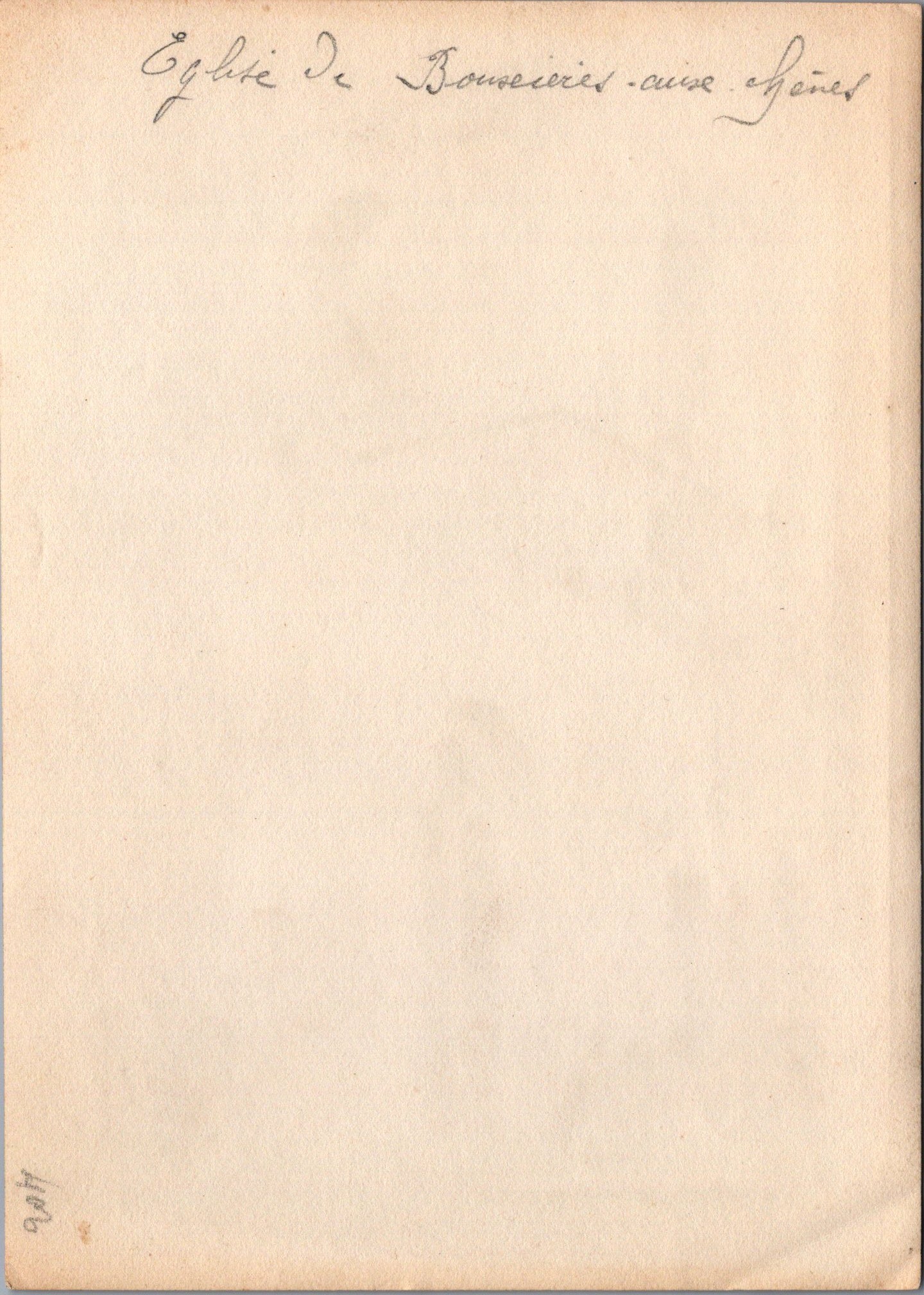 2 grandes photos église de Bouxières aux Chenes Meurthe et Moselle  1914-18 17x12 cm