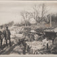 grande photo inspection ligne Hindenburg aout 1916 sud de Peronne Somme 1914-18 17x12 cm