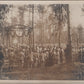 grande photo messe dans un cimetière provisoire 1914-18 17x12 cm