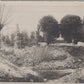 grande photo route de Reims à Rethel 1914-18 17x12 cm