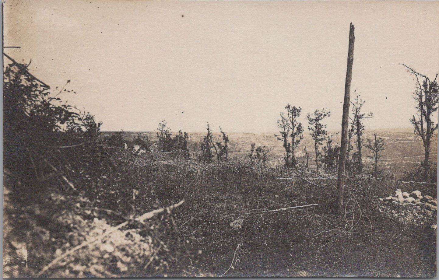 photo Chemin des Dames  vers Bray en Laonnois 1914-1918 12 x 8 cm