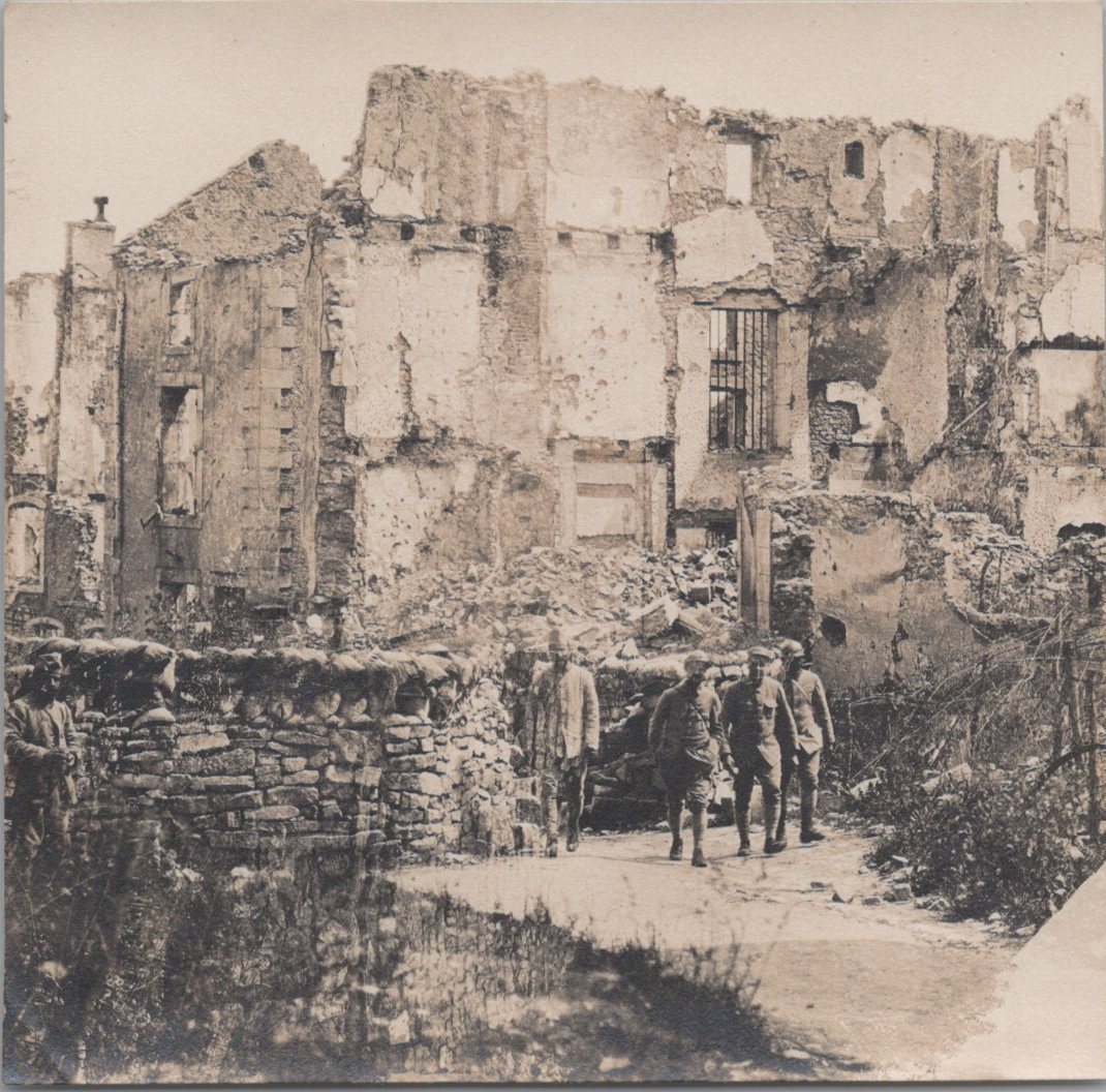 photo rue principale de Nomeny 1914-1918 9 x 9 cm