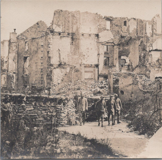 photo rue principale de Nomeny 1914-1918 9 x 9 cm