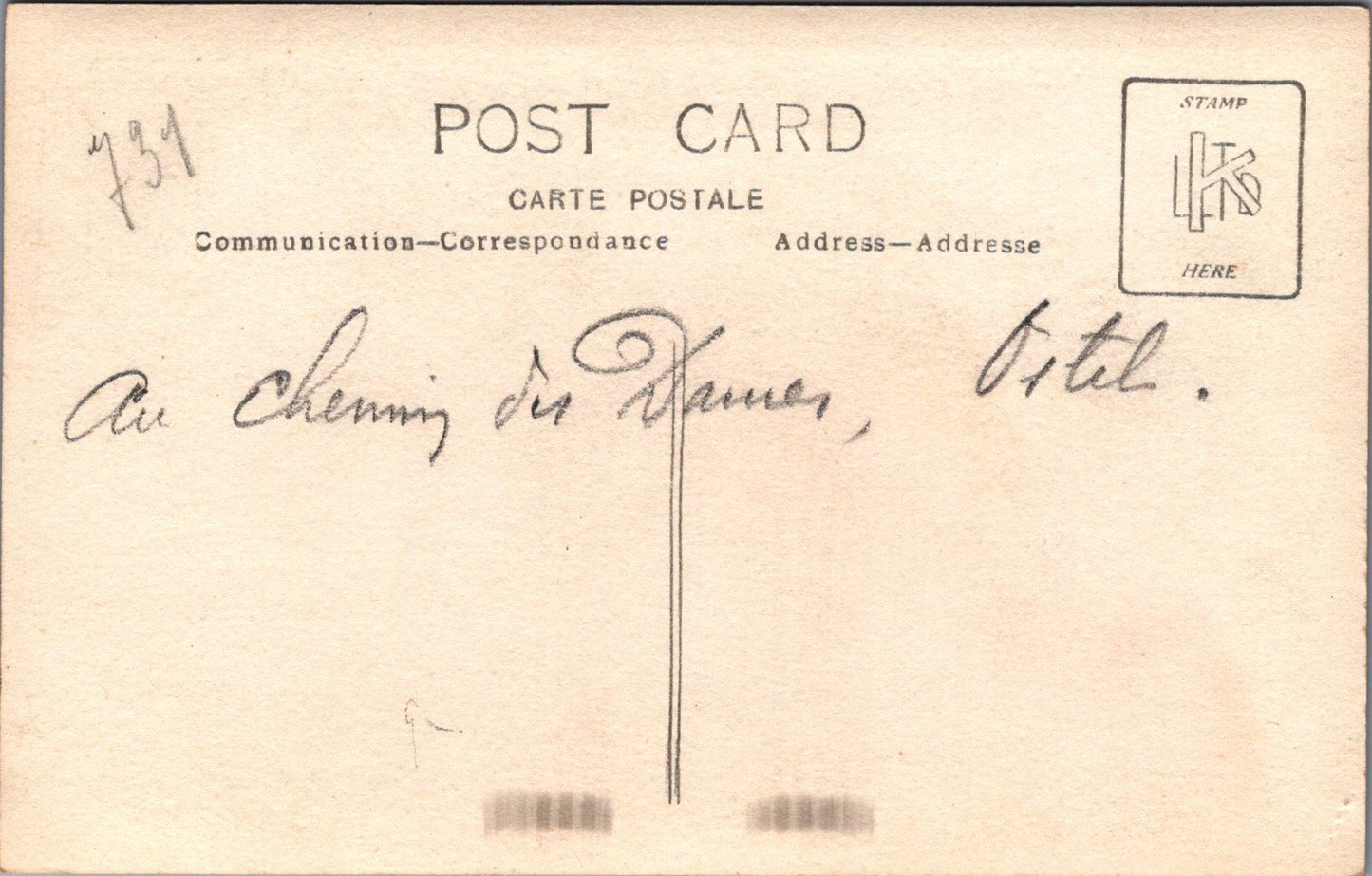 carte photo abri à Ostel chemin des Dames 1914-18