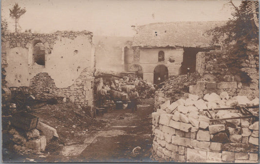 carte photo au Chemin des Dames Ostel 1914-1918
