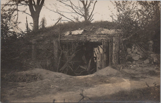 carte photo batterie allemande Chemin des Dames 1914-1918